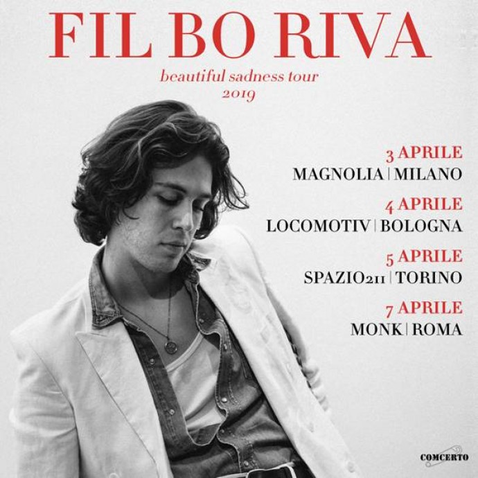 Fil Bo Riva in tour in Italia ad aprile con il nuovo “Beautiful Sadness.